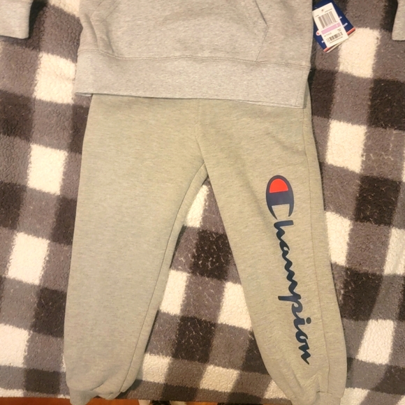 Little Boy Small Champion sweatpants, hoodie, and sweatshirt. New w/tags - Picture 2 of 3